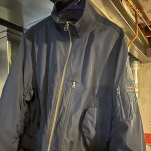 Men's Deep Blue Bomber Jacket